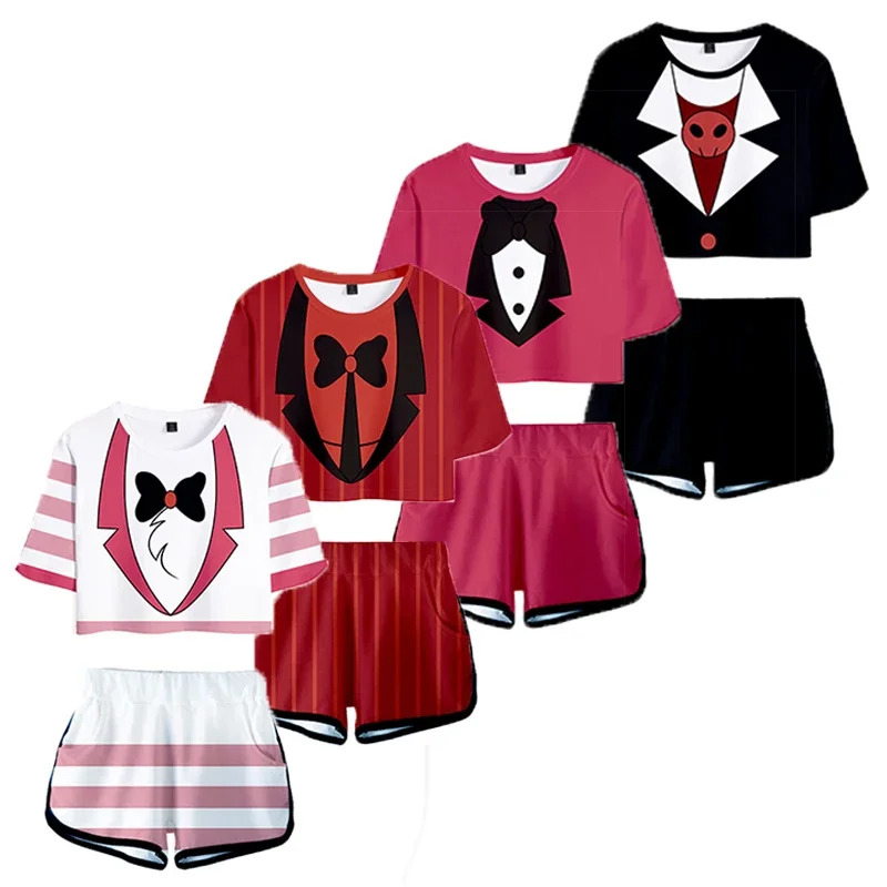 Head Gear Running - Ainiel Hazbin-Disfraz de Cosplay, camisetas, camiseta