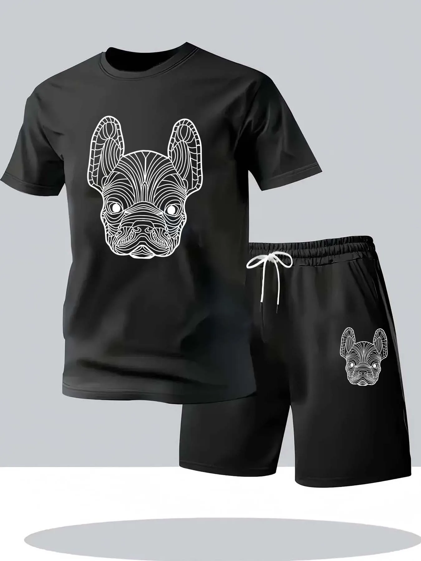 Running Gear For Men - Conjunto de camiseta y pantalones cortos