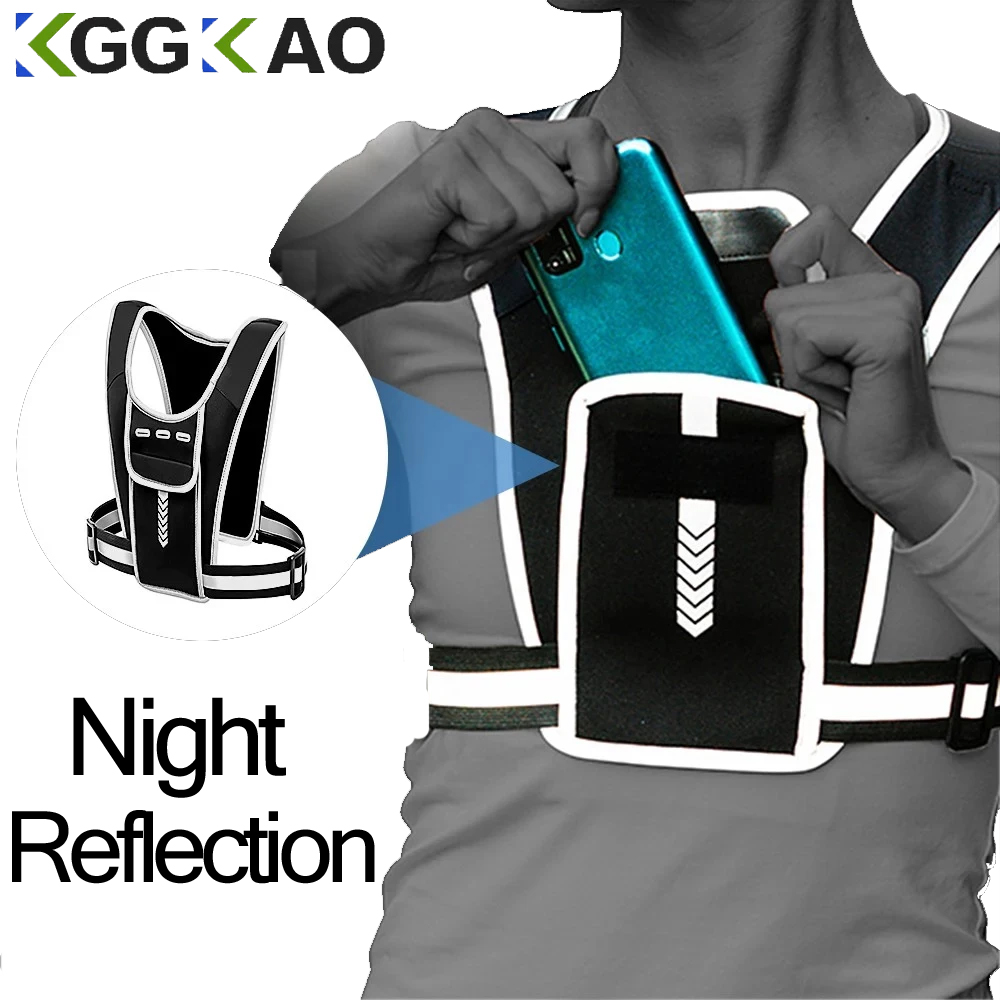 Reflective Running Gear Vest - Chaleco para correr para hombre y