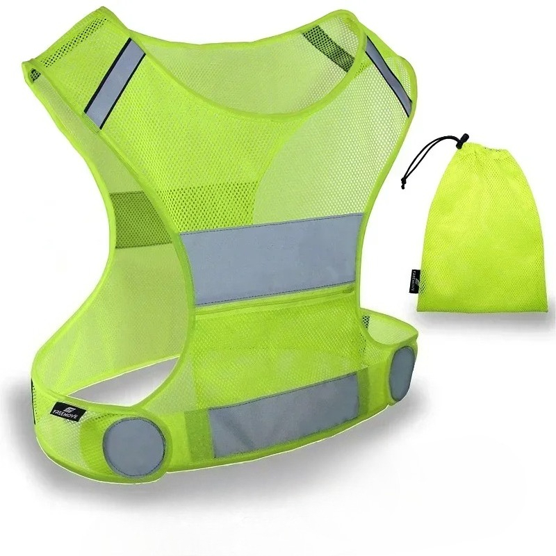 Reflective Running Gear Vest - 1 Juego de chaleco fluorescente para