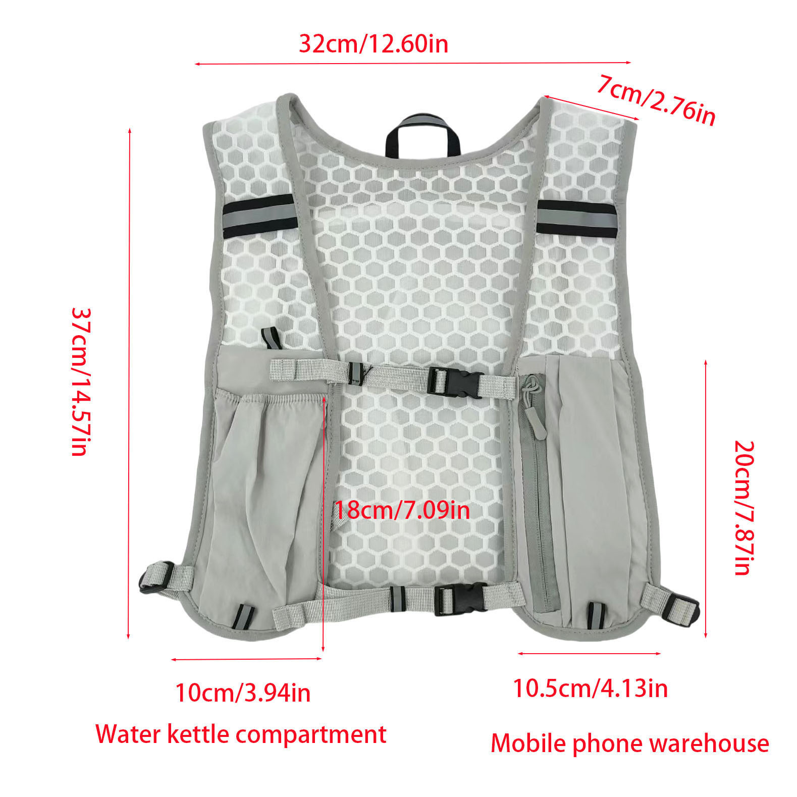 Chaleco Reflectante Ligero par - Running Gear For Your Phone reseña y precio