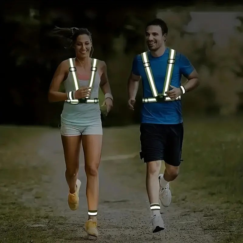 Chaleco reflectante para corre - Reflective Running Gear Vest reseña y precio