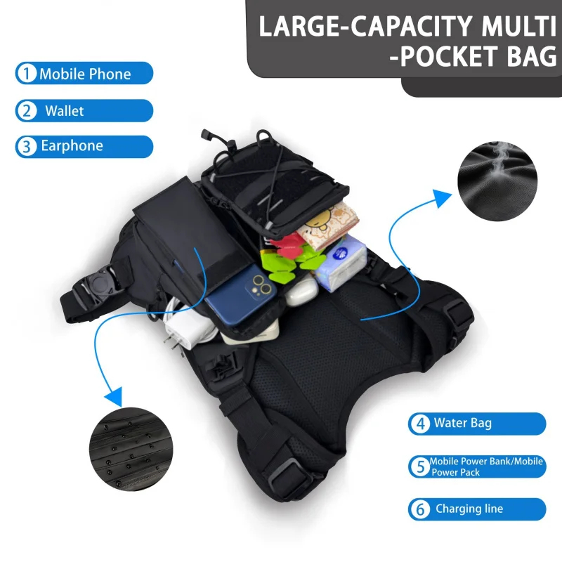 ​ Chaleco Táctico de Alta Cali - Reflective Running Gear Vest reseña y precio