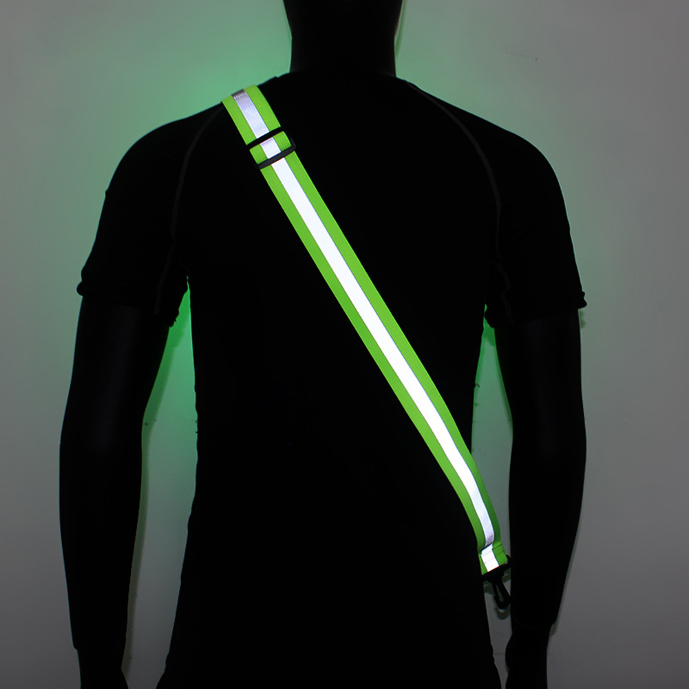 Cinturón Reflectante LED Recar - Running Gear Green reseña y precio
