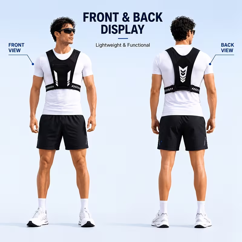 Chaleco ligero para correr CZH - Reflective Running Gear Vest reseña y precio