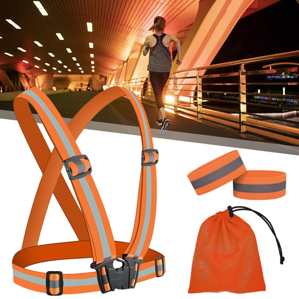 Correas Reflectantes Ajustable - Reflective Running Gear Vest reseña y precio