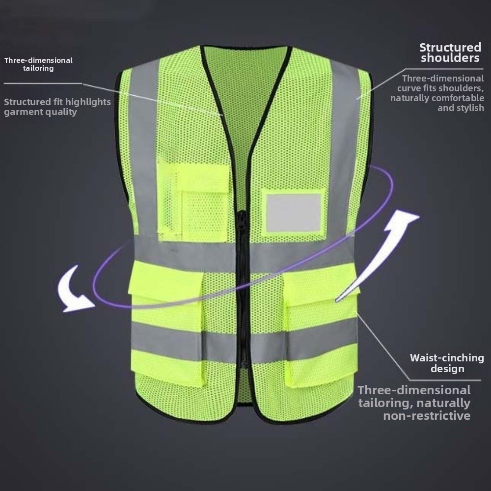 Chaleco reflectante de alta vi - Reflective Running Gear Vest reseña y precio