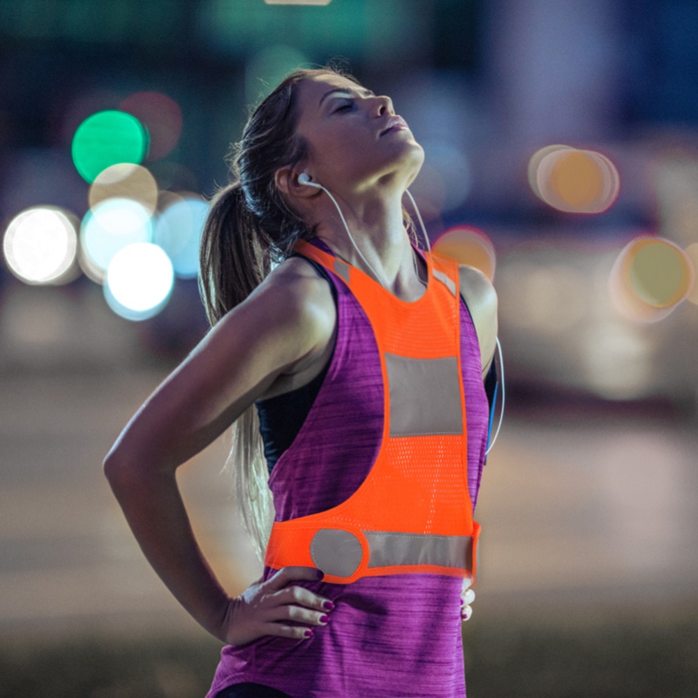 Chaleco Reflectante de Alta Vi - Reflective Running Gear Vest reseña y precio