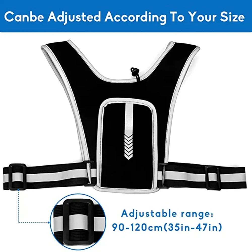 Chaleco para correr para hombr - Reflective Running Gear Vest reseña y precio