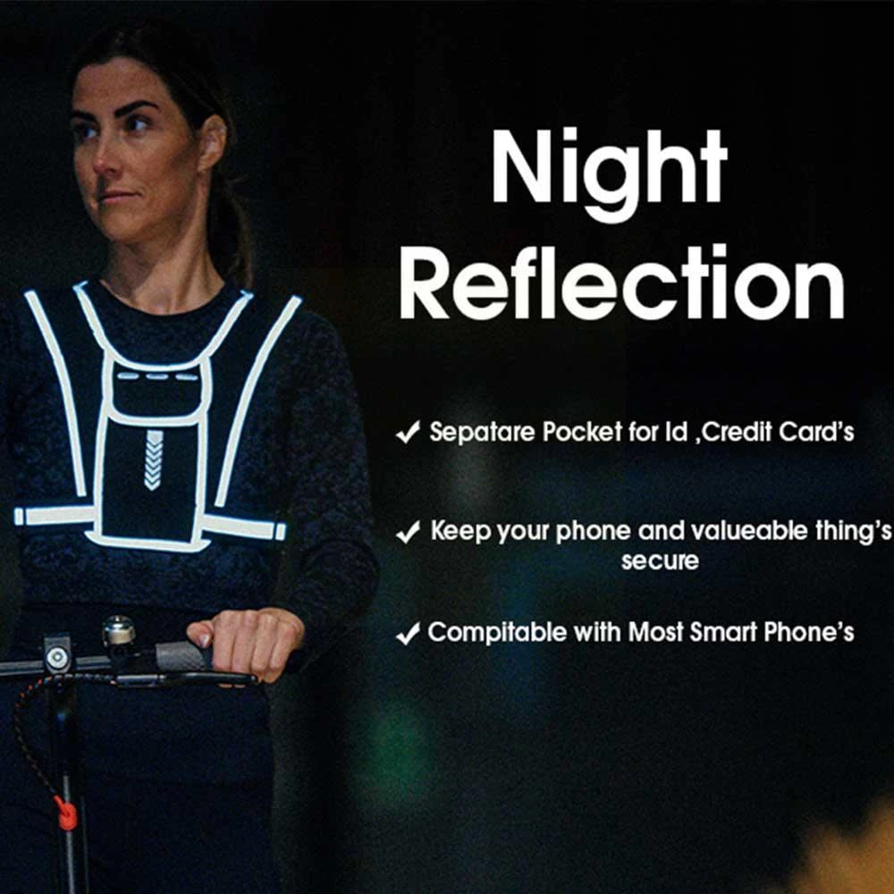 Chaleco para correr para hombr - Reflective Running Gear Vest reseña y precio