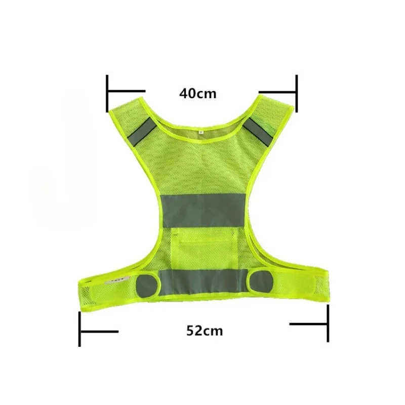 1 Juego de chaleco fluorescent - Reflective Running Gear Vest reseña y precio
